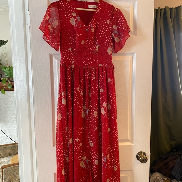 Roolee Dresses & Skirts - Roolee red midi dress
